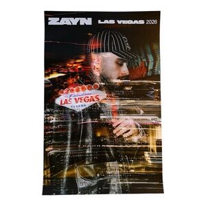 ZAYN Las Vegas 2026 Poster VIP exclusive merch